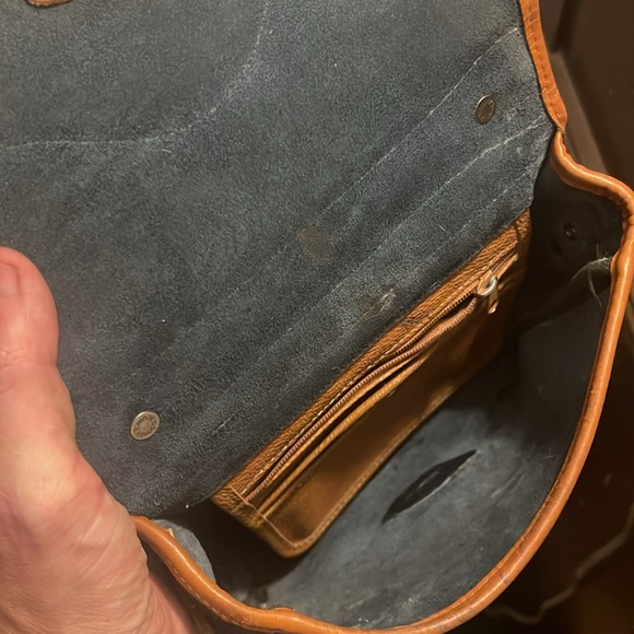 Vintage dooney and bourke navy saddlebag crossbody - Picture 6 of 14